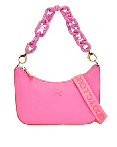 Mini Loubila Chain Shoulder Bag, &pound;496, Handbags, Pink, Leather, Front view